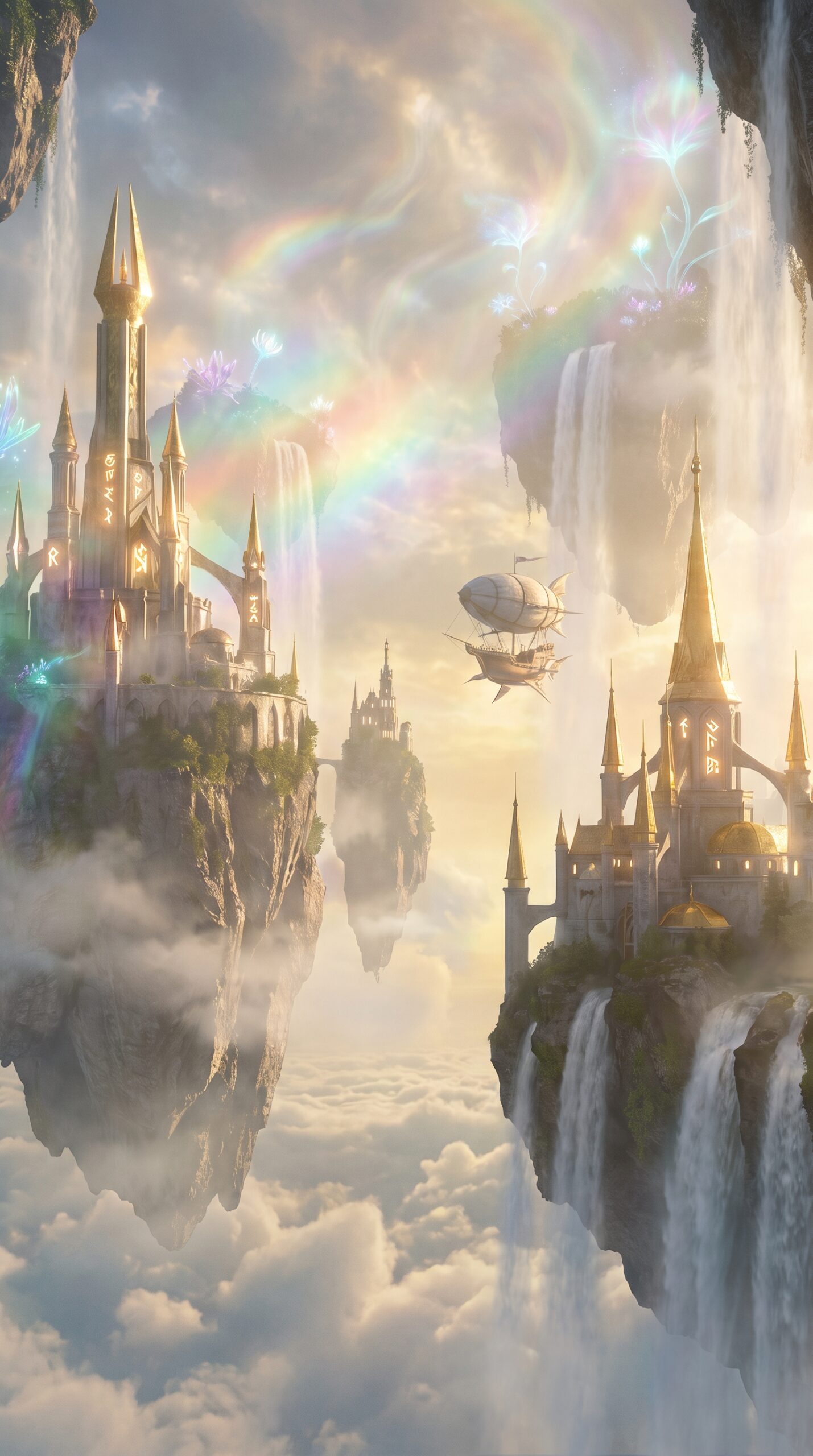 Floating Sky Kingdom Wallpaper